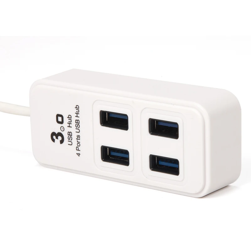 USB Hub3.0 4 Порты и разъёмы USB 3,0 концентратор разветвитель Мульти USB hab высокое Скорость 5 Гбит/с USB хаб для Macbook ноутбука ПК планшетный компьютер аксессуары