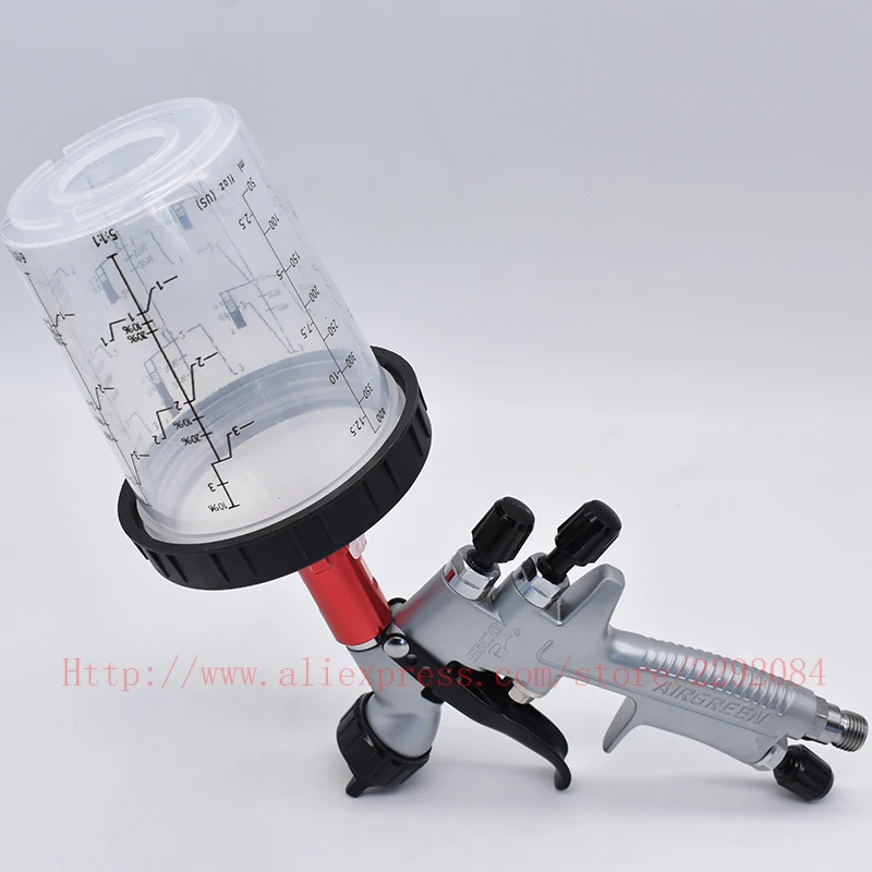

Air spray gun airbrush mini spray gun manual spray gun 1.2mm 160cc 400cc paint mixing cup spray gun adapter spray gun parts