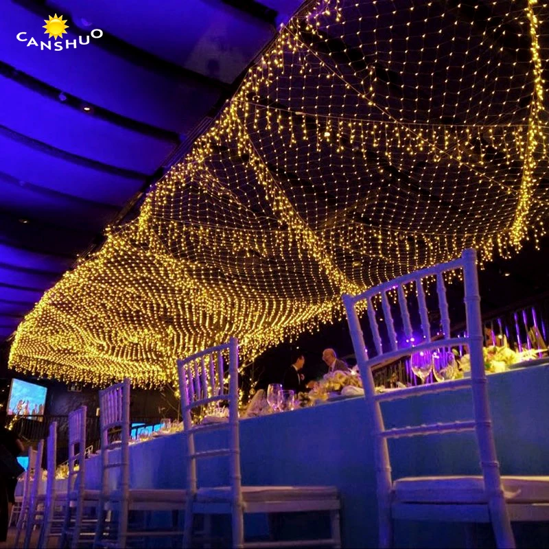 Светодиодная сетчатая Гирлянда для украшения дома и сада настенный декоративный