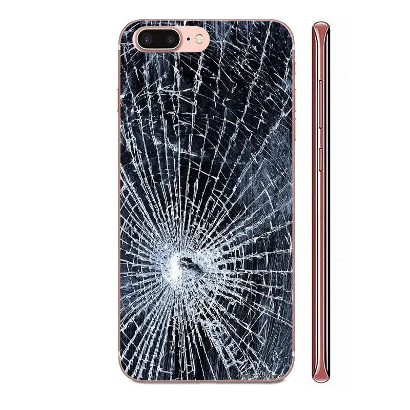 Transparent Soft Shell For Samsung Galaxy Note 8 9 10 Pro S4 S5 S6 S7 S8 S9 S10 S11 S11E S20 Edge Plus Ultra Broken Screen | Мобильные