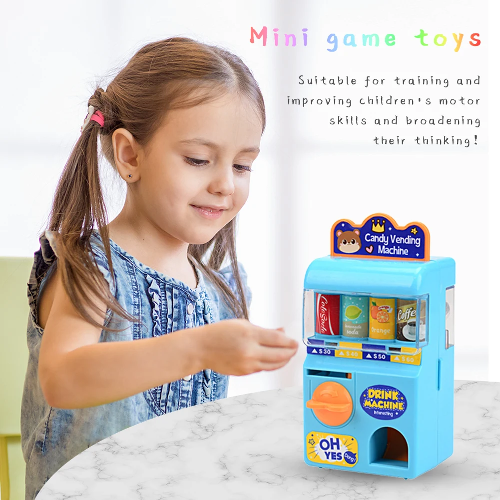 Детская миниатюрная лотерея машина для скручивания напитков головоломка