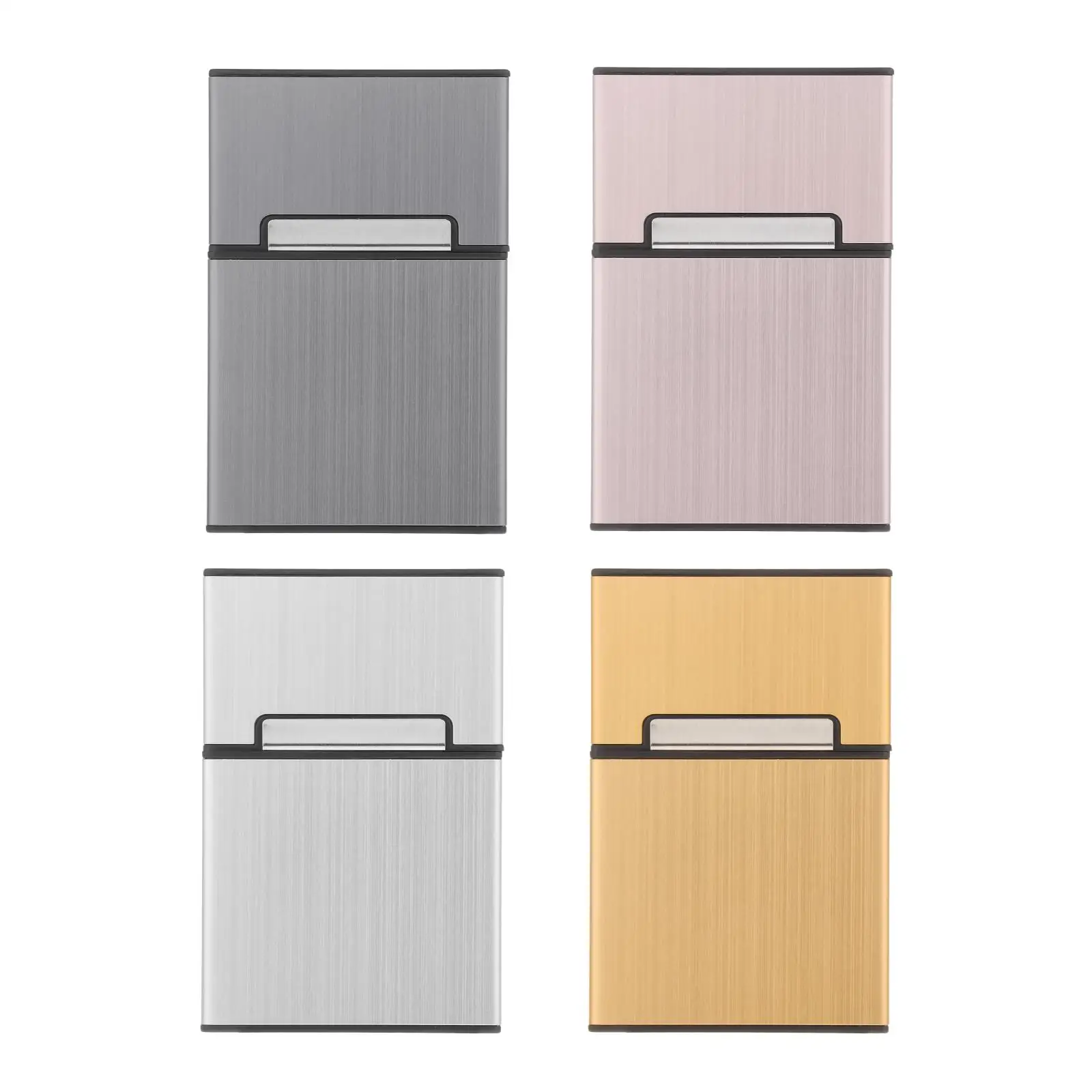 

Aluminum Metal Cigarette Holder Case Storage Box Can Hold 20 Cigarettes Regular or King Size Cigarette Box Holders