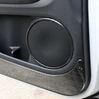 Аксессуары для Honda HRV HR-V Vezel 2014, 2015, 2016, 2017, 2018, АБС-пластик, углеродное волокно, дверной стерео динамик, воротник, отделка, кольцо, 4 шт.