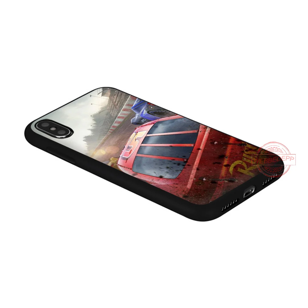 WEBBEDEPP Lightning mcqueen Мягкий силиконовый чехол для телефона iPhone 5 6 7 8 Plus X XS XR Max.11 11peo 11proMax