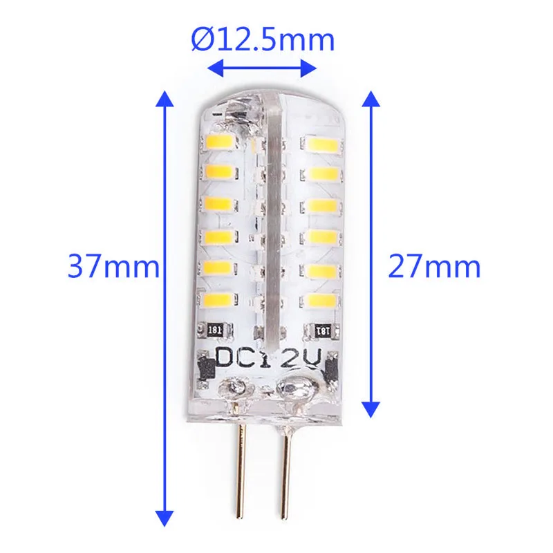 

10Pcs G4 5W LED Light Corn Bulb DC12V Energy Saving Home Decoration Lamp EJ