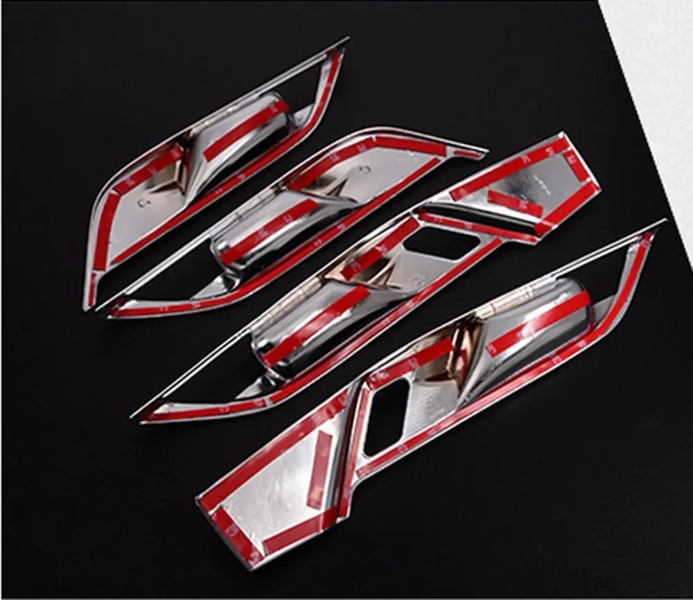

1set=4pcs Chrome Car Door Bowl Cover Trim For BMW X1 F48 2016-2018 Vehicle Accessories