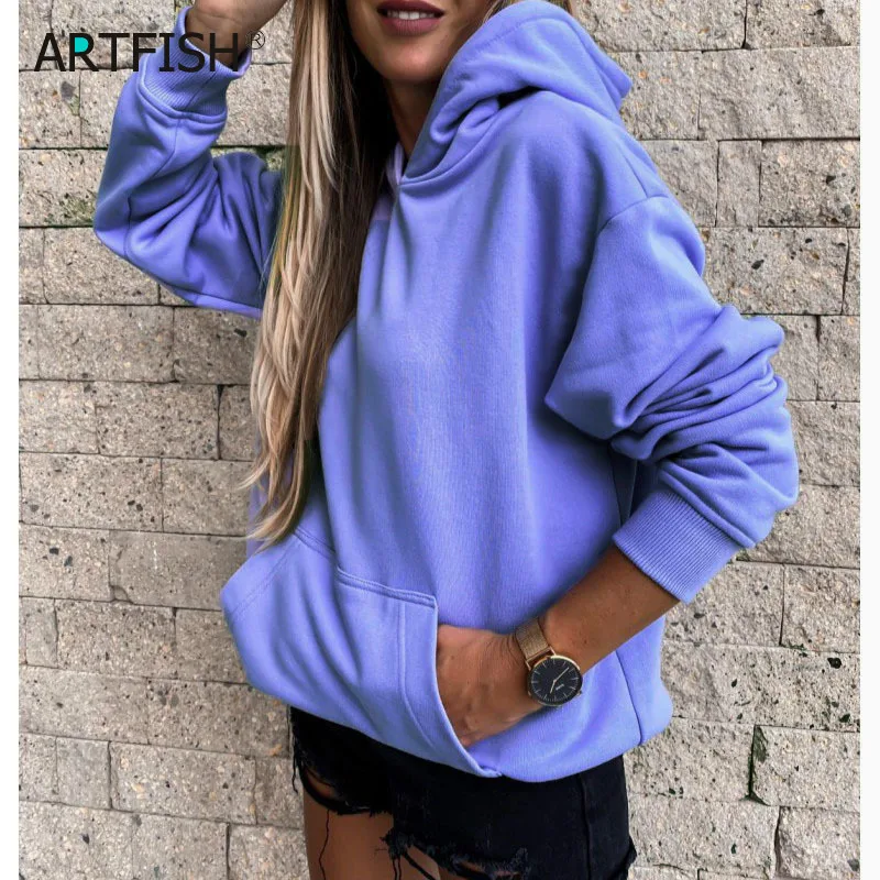 

Warm Autumn Female Casual Hoodies Pockets 2020 Fashion Pullovers Thick Winter Hooded Loose Women Hoodies Sweatshirt G1901