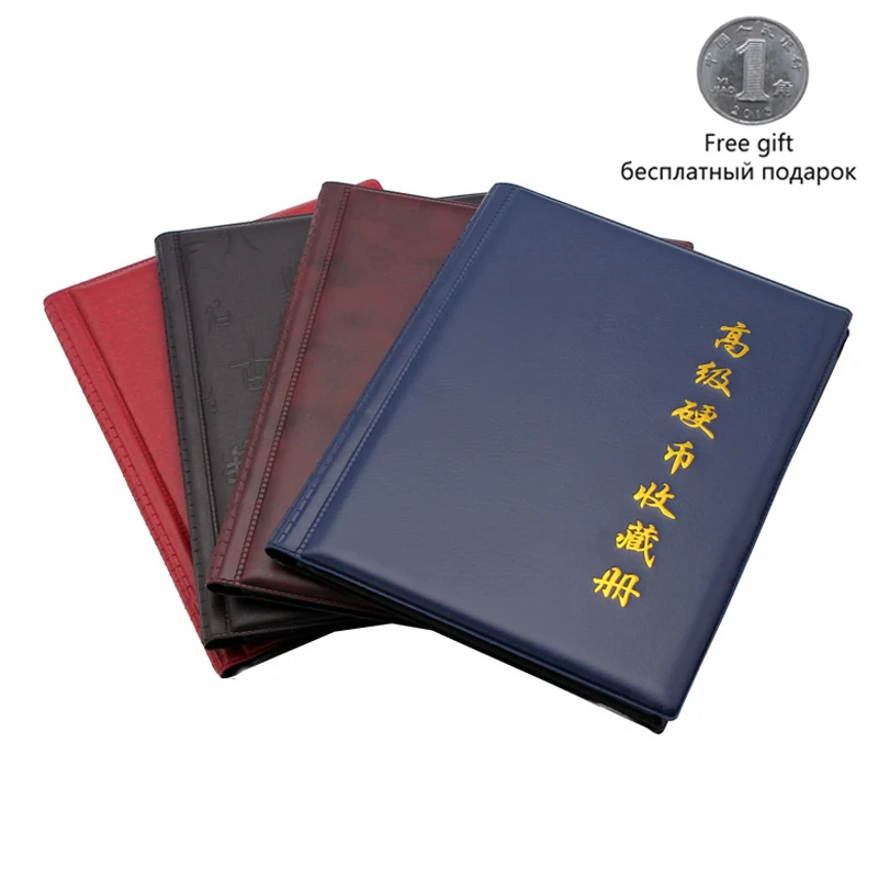 10 страниц Альбом для монет 250 карманы коллекция книга украшение дома русская