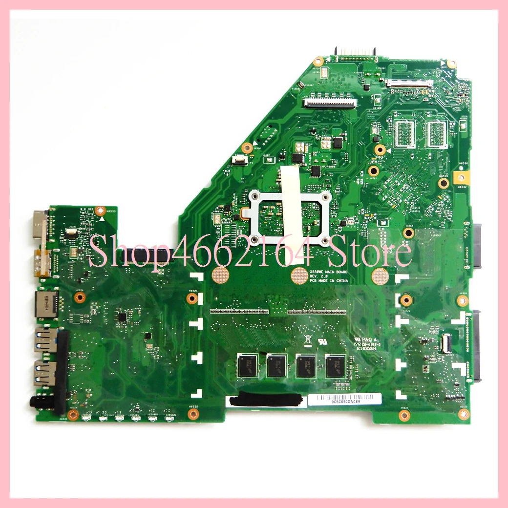X550WA для ASUS E1-6010 CPU 2GB RAM Материнская плата ноутбука X550 X552W X550WE X550W D552W | Компьютеры и