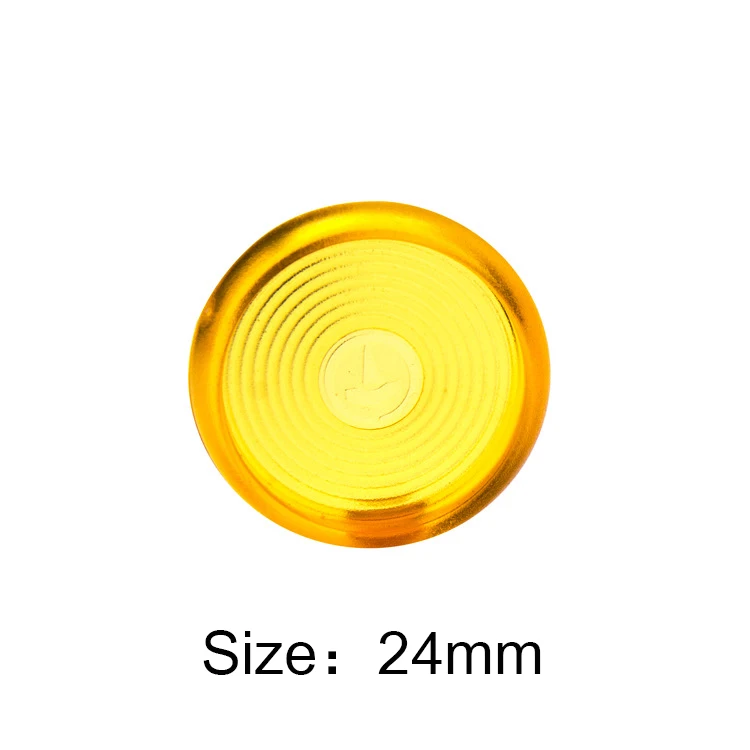 24mm Orange 10 шт. 18/24/28 мм Цветной закругленная обвязка диск DIY записная книжка свободное раздвижное кольцо дуги книга Пряжка обруч кольцо для переплета канцелярские принадлежности - Цвет: 24mm Orange