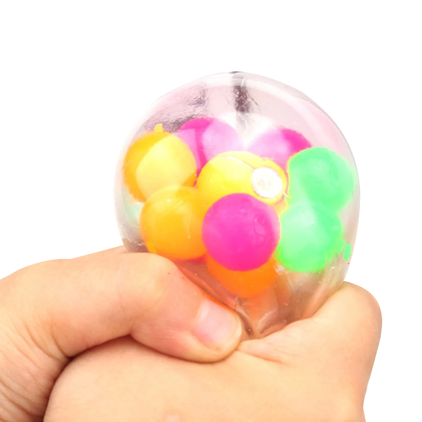 

Teenagers Squeeze Ball, Pressing Kneading Multicolor Toy Decompression Plaything for Adult