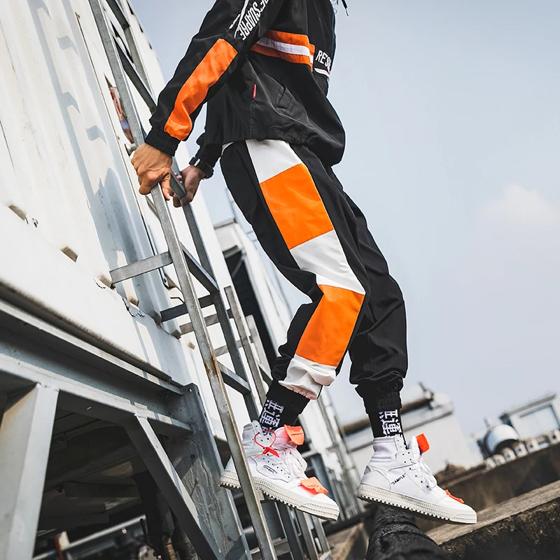 BINHIIRO, Мужские штаны для бега, полиэстер, комбинированный цвет, parkour boy jordan, брюки, модные,, мужские летние брюки, A902