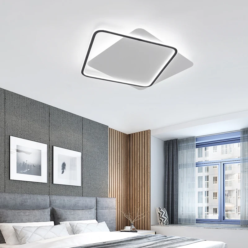 Круглые/квадратные современные светодиодные потолочные лампы для гостиной