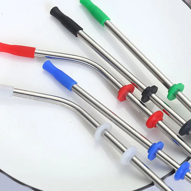 Многоразовая Питьевая соломка из нержавеющей стали металлическая соломинка с