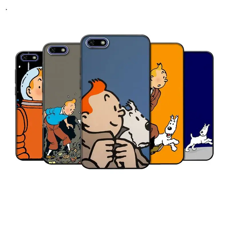 

Adventures of Tintin Cartoon Phone Case For Redmi 4X 5plus 6 7 8 9 A Note 9s 4 8 T 9 10 pro Cover Fundas Coque