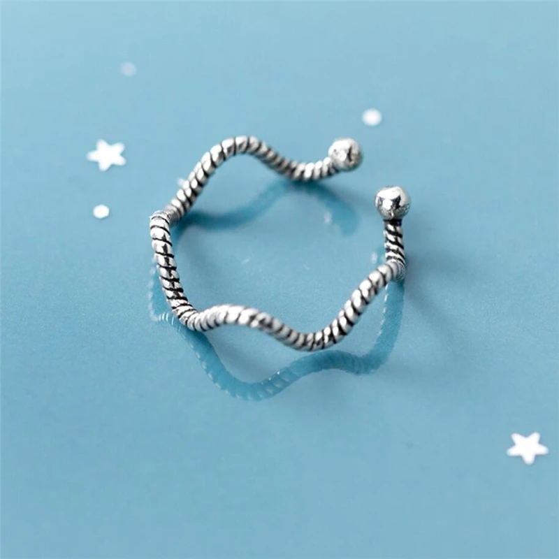 Женское кольцо из серебра 925 пробы с изменяемым размером | Украшения и аксессуары