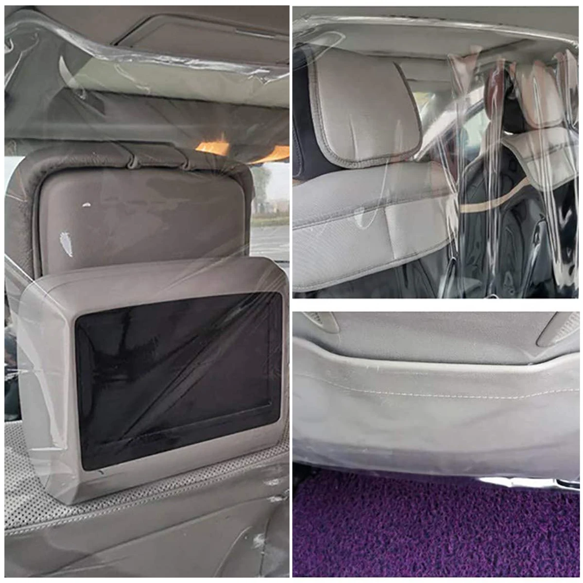 Универсальная прозрачная изоляционная занавеска из ПВХ для автомобиля