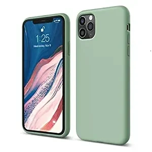 Green Мягкий Жидкий официальный силиконовый чехол для iPhone 11 Pro Max 8 Plus микрофибра лайнер Противоударный задняя крышка для iPhone X XR Xs MAX XS - Цвет: Green