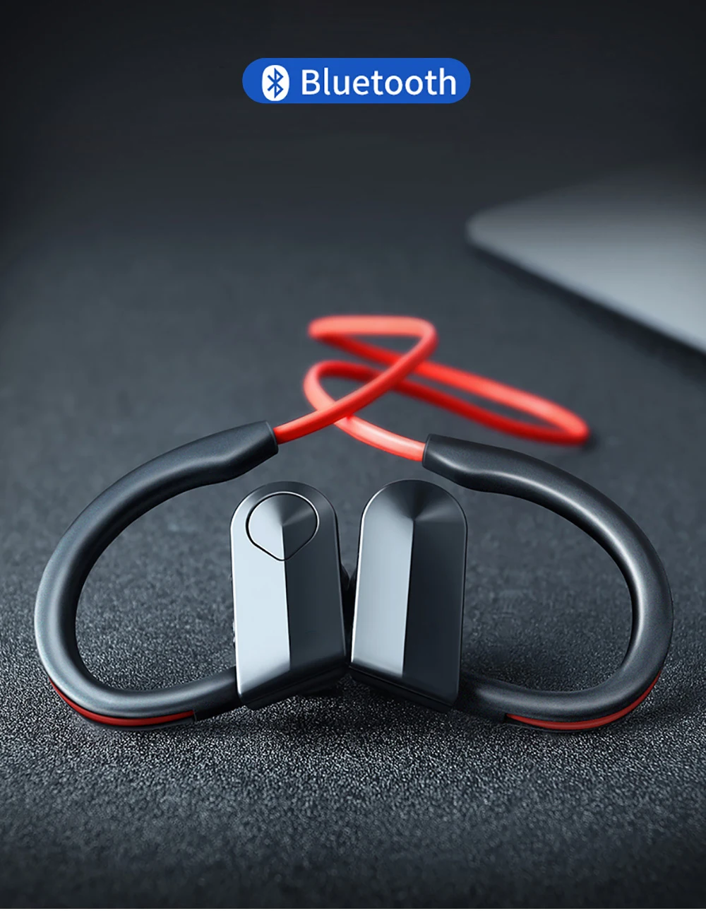 FBYEG K98 8 часов bluetooth наушники беспроводные bluetooth наушники Спортивная гарнитура стерео fone de ouvido с микрофоном для телефона музыка