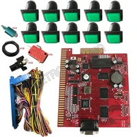 poker game jackpot slot multigame motherboard 7 7x in 1 kit 36pin jamma cable 33 led push button for gambling machine