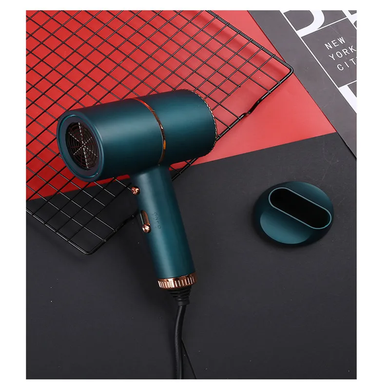 

2021 Trendy Hammer Hair Dryer Blue High Power Hair Dryer Household Hair Dryer