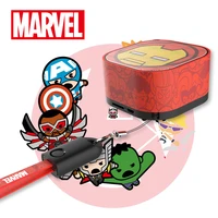 marvel heroes large capacity small figure battery q bluetooth compatible speaker data cable collector set