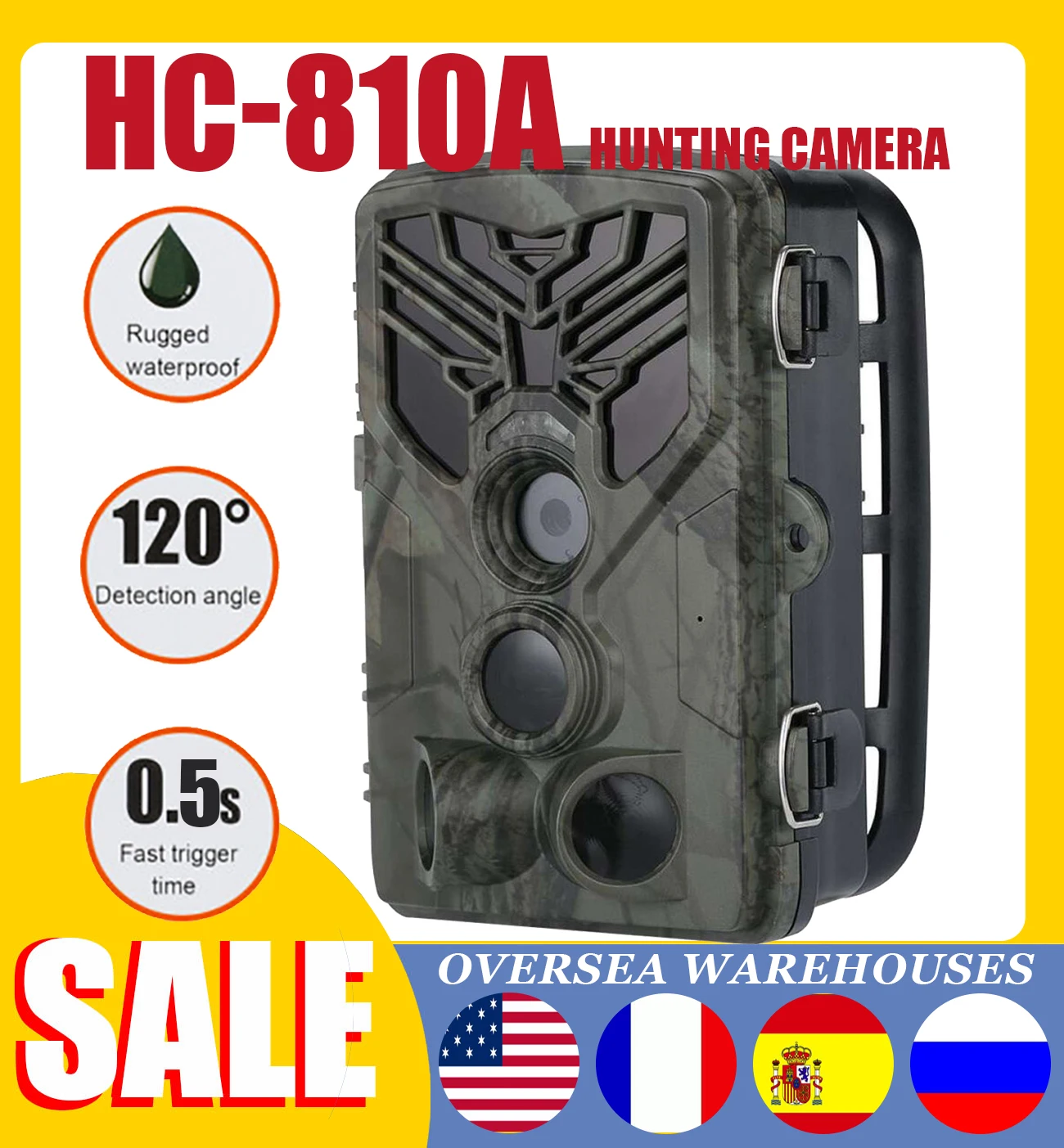 

HC-810A Hunting Camera 20MP HD Wildlife Scouting Trail Camera Wildview 3 PIR Motion Night Vision 1080P Camera Home Safe Game Cam