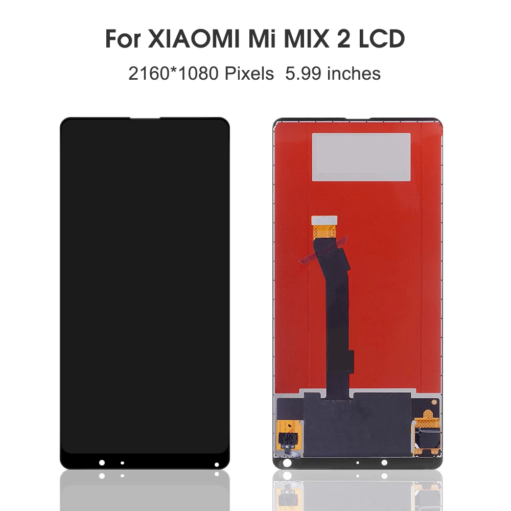 100% протестированный ЖК дисплей для Xiaomi Mi Mix 2 сменный с сенсорным дигитайзером XIAOMI