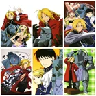 Картина на холсте, аниме Стальной Алхимик, настенное украшение для дома в скандинавском стиле, плакаты и принты, декор для комнаты