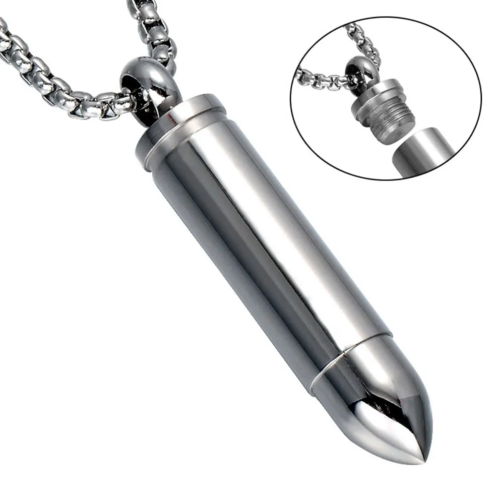 Мужская цепочка с кулоном из нержавеющей стали 316L 3 цвета | Украшения и аксессуары