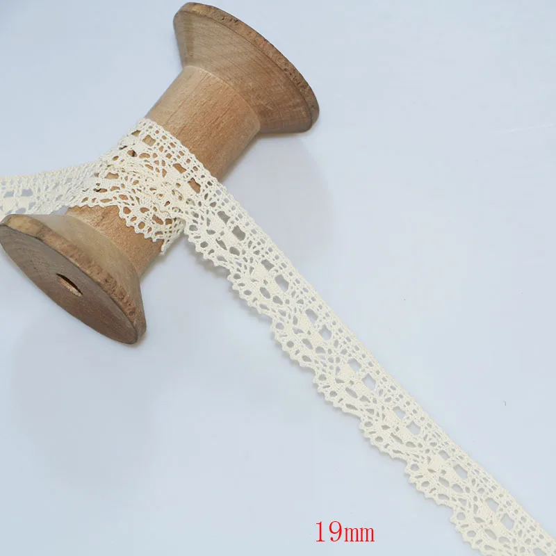 5 ярдов много тканый хлопок кружево отделка DIY шитье шторы Ремесло Украшение ребенок синий ребенок розовый хлопок отделка кружевная лента - Цвет: 5 YARD