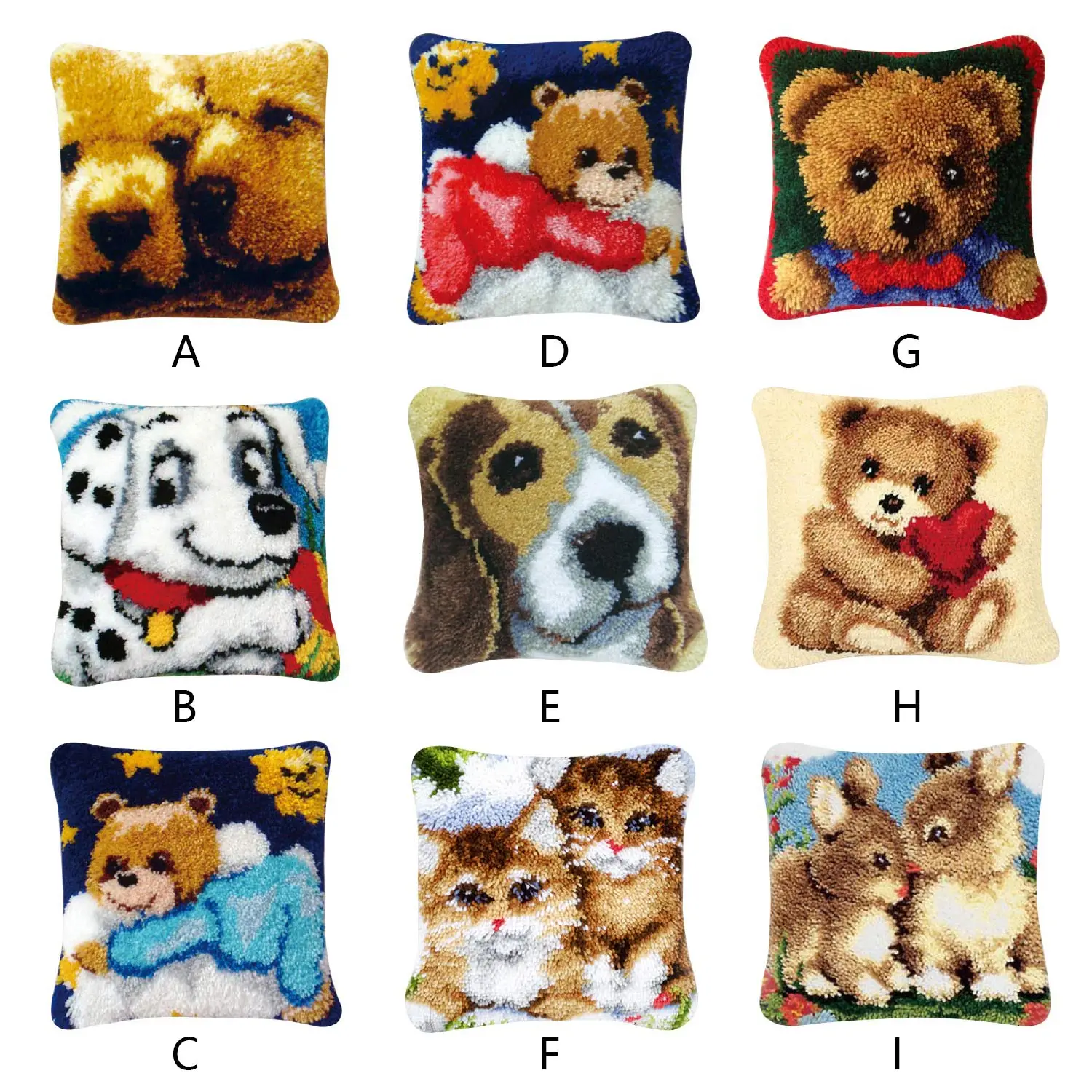 Набор с крючком защелкой в виде милых животных для творчества из цветной