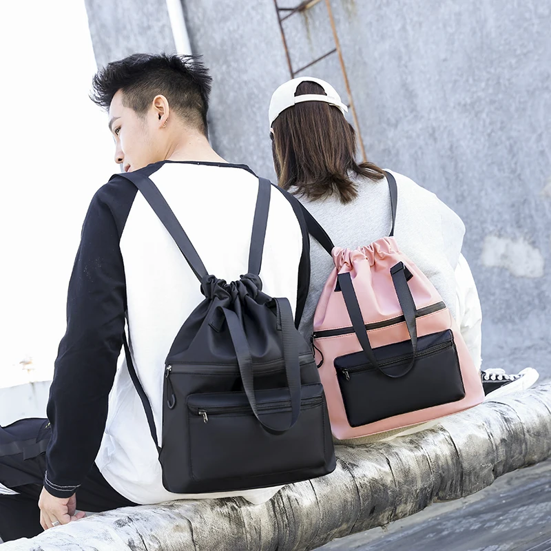 Женский водонепроницаемый легкий рюкзак на шнурке с принтом|Спортивные сумки| |