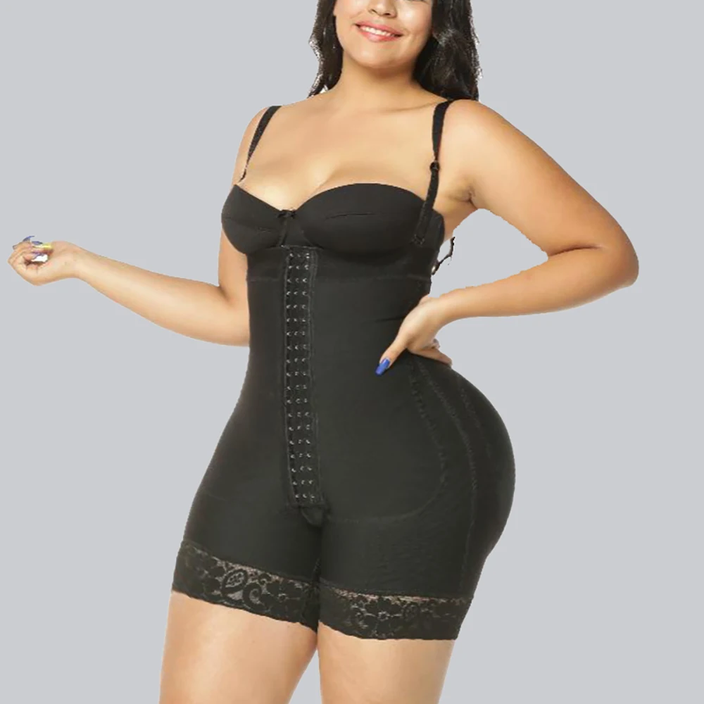 

Faja Colombian Slimming Shapewear Post Surgery Compression Garments Strapless Shapers Slimming Underwear Belly Reductive Girdle