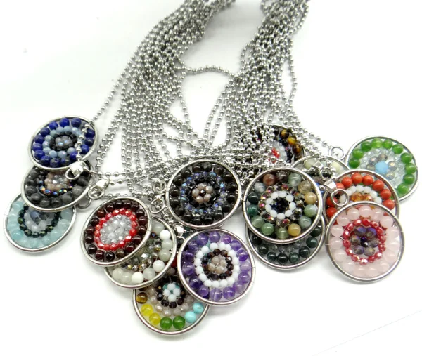 Подвеска из натурального камня 7 дюймов Рэйки лечение чакры лазурит кварц