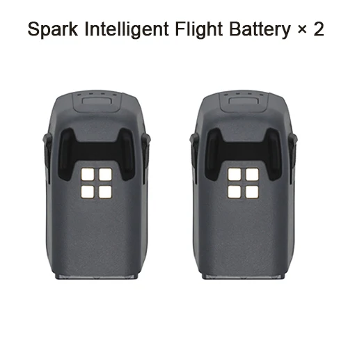 Батарея DJI Spark до 16 минут время полета 12 интеллектуальных функций защиты совместима с dji spark и dji dspark combo - Цвет: Two Batteries