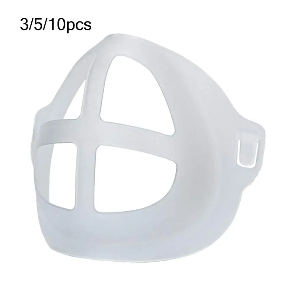 

3D Mouth Cover Support Breathing Assist Help Cover Inner Cushion Bracket Food Grade Silicone Cover Holder Breathable Valv Masque