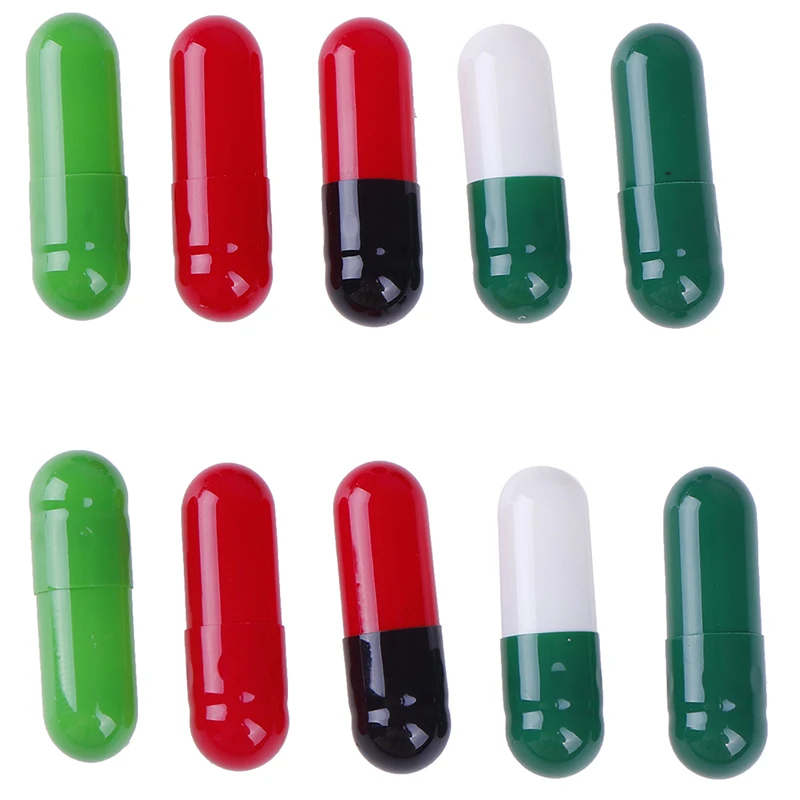 1000 шт. Пустые твердые желатиновые капсулы все виды цветных таблеток Чехол пустой