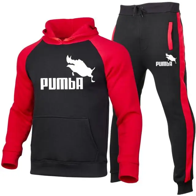 

2021 new men's autumn and winter casual sports suit hoodie suit men's sports suit hip-hop sweatshirt + trousers men's casual two