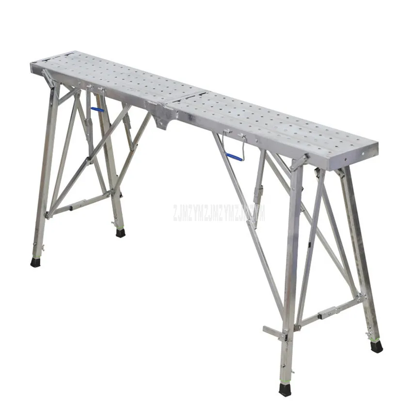 

1.4m/1.6m/1.8m Foldable Long Bench High Foot Stool Height Adjustable Industrial Construction Tool House Wall Painting Bench