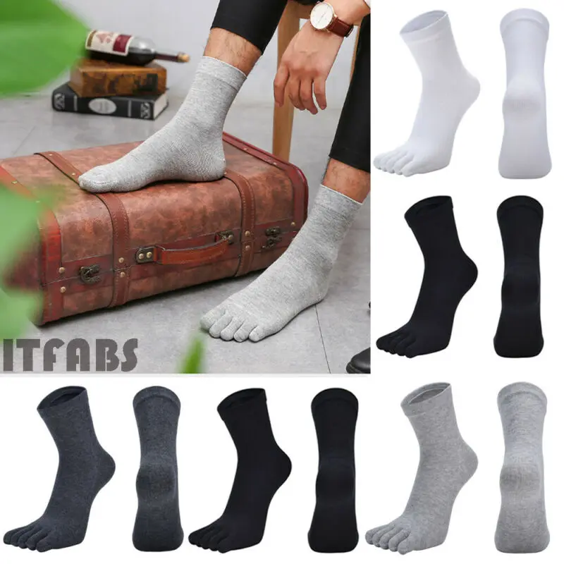 Мужские повседневные чулки из бамбукового волокна носки деловые хлопковые