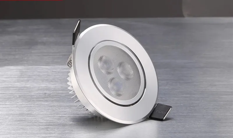 LED Downlight Dimmable 3W 4W 5W 7W Cut Hole 75mm,90mm,Warm White/Nature White/ Cold White Recessed Led Spot Light Ceiling Lamp