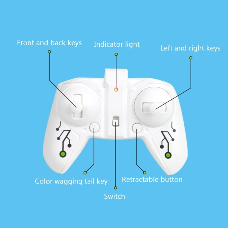 

Small&Flexible Lizard Field Simulation Electronic Remote Control with a Flexible Body for Children to Play with