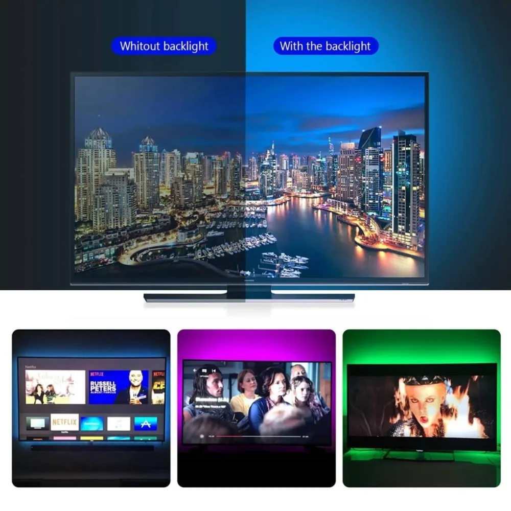 

5V USB LED Strip 2835 DC LED Light Flexible 50CM 1M 2M 3M 5M White Warm for TV Background Lighting Night Light Luces Led Neon