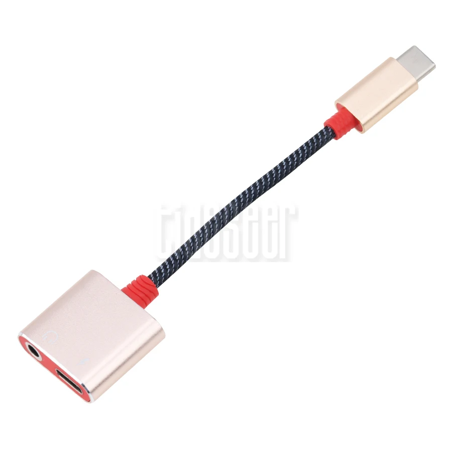 Bestellen USB-C Aux Adapter USB Typ C Zu 3,5mm Jack Kopfhörer Audio Converter Kabel Für Xiaomi Huawei Samsung 500pcs