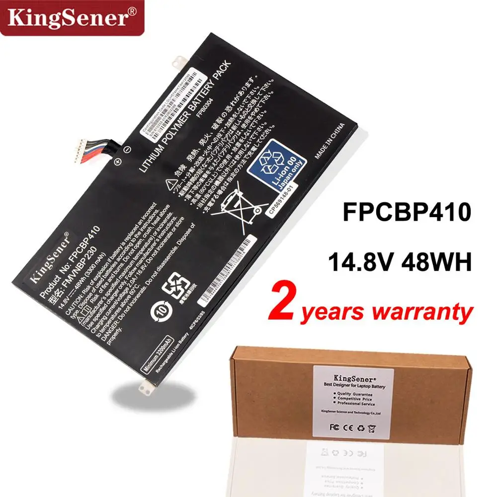 Аккумулятор KingSener FPCBP410 FMVNBP230 FPB0304 для ноутбука Fujitsu LifeBook U554 U574 UH554 UH574 14 8 в 48WH 3300