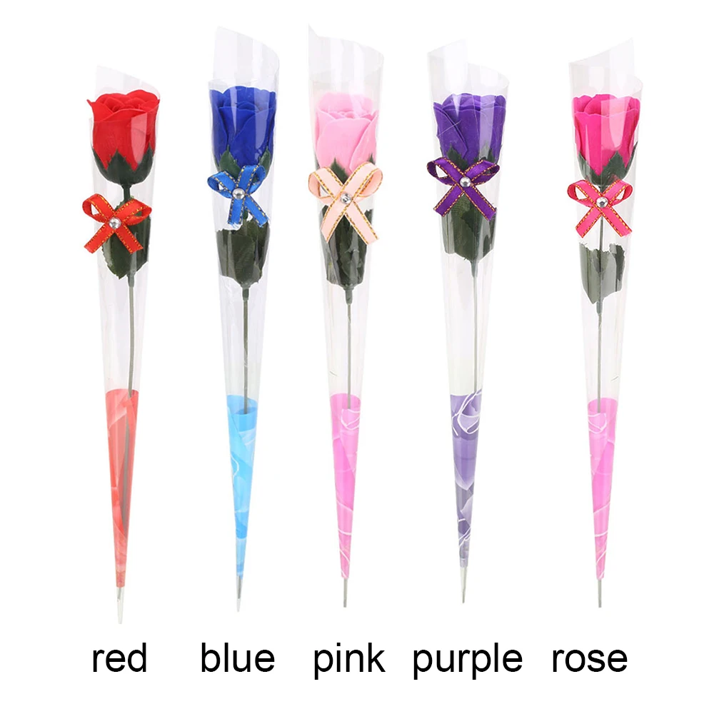 Сладкий 25 см * 4 5 2 Balmy Rose Flower День Святого Валентина мыло роза Ресторан фестиваль