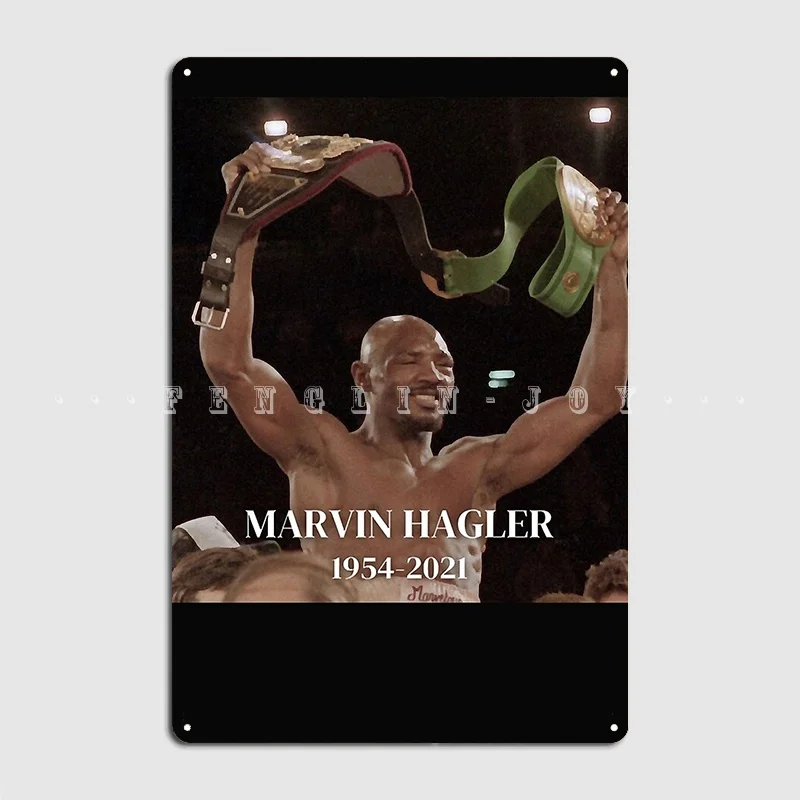 

Marvin Hagler Classic Metal Plaque Poster Wall Cave Pub Garage Printing Plaques Tin Sign Poster