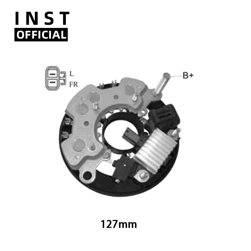 

ALTERNATOR GENERATORS RECTIFIER BRIDGE FOR HI11317AZT LR180508 162040 162041 168001 RVH008 VRH200064 VRH200066 ALH1899DD