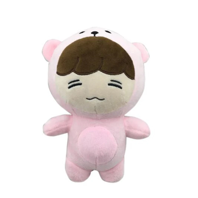 Issing Pink Bear Корейская кавайная плюшевая кукла, игрушки, мягкая игрушка ручной работы, плюшевые игрушки из мультфильмов, кукла из мягкого полипропиленового хлопка, мягкие куклы ручной работы, плюшевые вееры, подарки - Цвет: Issing Pink Bear